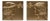 Pair of Secessionist Reliefs Made After Georg Klimt, Sculptural Golden Bas Relief With Female Profiles, Wall Object For Sale