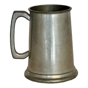 1900s Antique Solid Pewter Mug