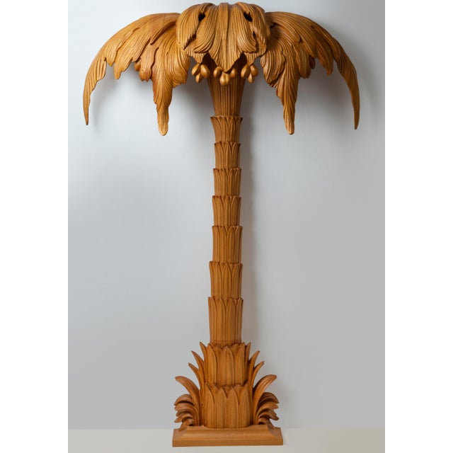 Large Beechwood Wall Light from Maison Jansen, 1950s, in Flawless conditions. Designed 1950 to 1959 I have official proof...