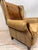 Vintage Leather Hotel Wingback Lounge Armchair, 1980 For Sale - Image 9 of 18
