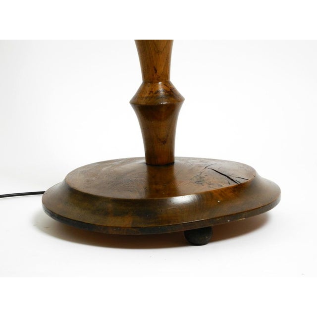 Large Floor Lamp in Dark Oak, Germany, 1930s For Sale - Image 9 of 18