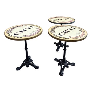 "ch'ti" Bistro Tables, Set of 3 For Sale