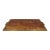 Hollywood Regency Great Brass & Burl Tray, Italy 1970s For Sale