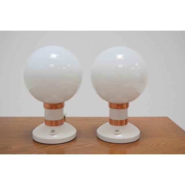 Mid-Century Table Lamps from Drukov, 1970s, Set of 2 For Sale - Image 9 of 10