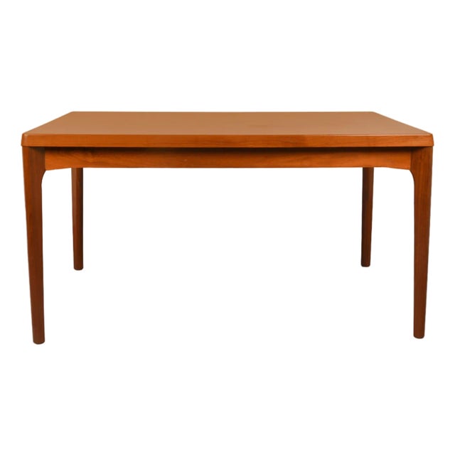 Mid 20th Century Danish Modern Teak Extendable Dining Table Vejle Stole Møbelfabrik For Sale