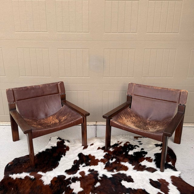 Mid-Century Modern Pair of Sergio Rodrigues for Oca Lounge Chairs For Sale - Image 3 of 11