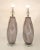 Murano Murano Style Mid-Century Modern Gray Blown Art Glass Table Lamps Acrylic Base, Pair For Sale - Image 4 of 13