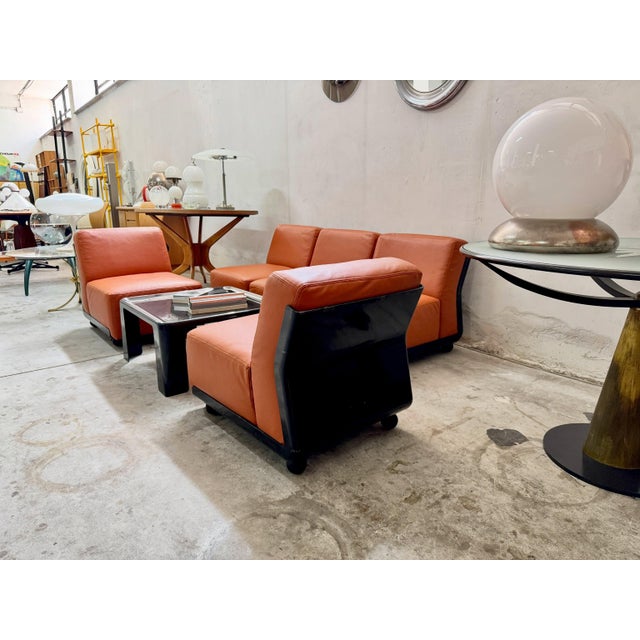 Vintage Modular Amanta Chairs by Mario Bellini for B&B Italia, 1960s, Set of 5 For Sale - Image 3 of 10