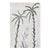 Belgian Linen Palm Tree Study III by Haley Mathewes For Sale