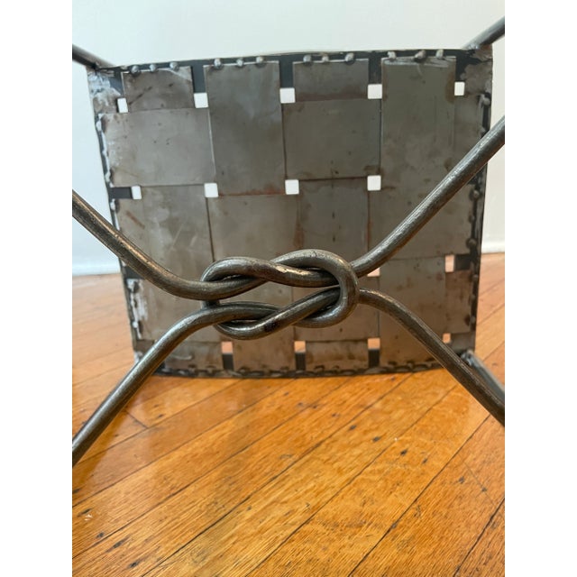 Pair Artisan 1960s Iron Patio Chairs For Sale In New York - Image 6 of 13