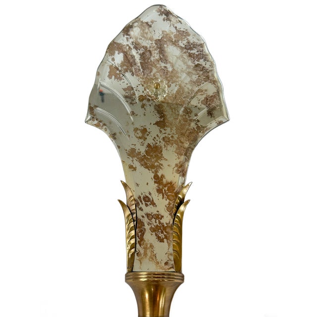 1990s Vintage Pair of Italian Mirrored Wall Sconces - A Pair For Sale - Image 5 of 5