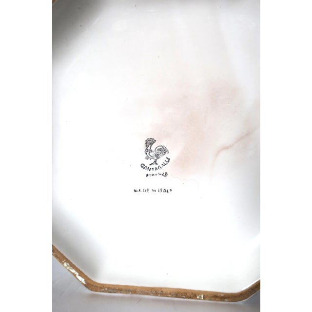 Italian Ceramic Flower or Plant Holder Planter Cachepot With Fruit & Vine Design For Sale - Image 12 of 12