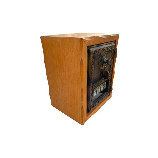 Antique Art Deco Postal Door Repurposed as Lock Box Bank For Sale In San Francisco - Image 6 of 13