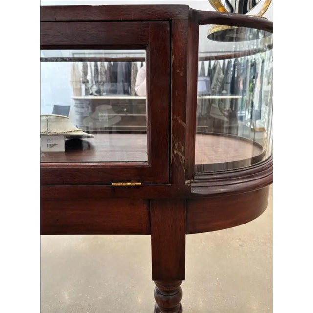 Brown 2020s Mahogany Display Case For Sale - Image 8 of 9