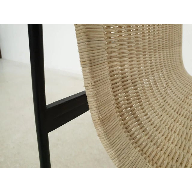 Set of Dutch Rattan Lounge Chairs by Gregorio Vicente Cortes & Luis Onsurbe for Metz and Co, 1960s For Sale - Image 10 of 12