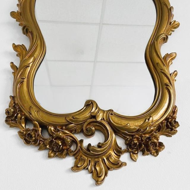 Hollywood Regency Baroque Style Mirror, 1960s For Sale - Image 4 of 7