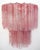 Murano Glass Tube Wall Sconces with 13 Pink Alabster Glass Tube, 1990s, Set of 2 For Sale - Image 14 of 17