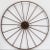 Large English Spoked Cart or Wagon Wheel of Iron From the 19th Century (Dia 54) For Sale In Austin - Image 6 of 11