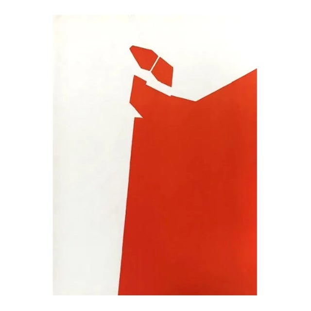 Palazuelo Original Lithograph Dm04184 Derriere Le Miroir 1970 For Sale