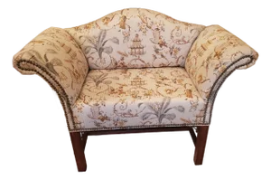 Custom Made Cox Manufacturing Asian-Inspired Settee