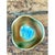 Vintage Original Blue and Green Studio Pottery Bowl For Sale - Image 11 of 12