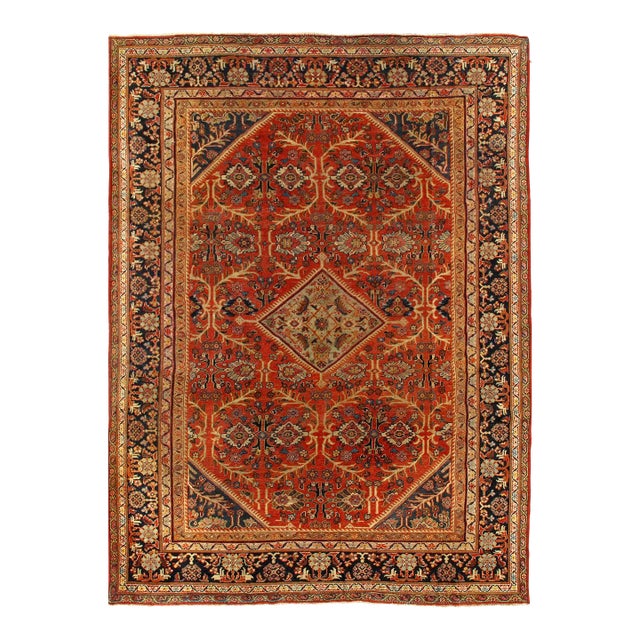 1940s Rust Antique Mahal For Sale