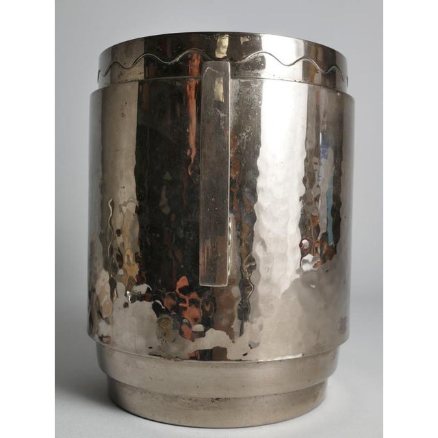 1920s Art Deco Metal Champagne Cooler by Kallmeyer & Harjes, 1920s For Sale - Image 5 of 16