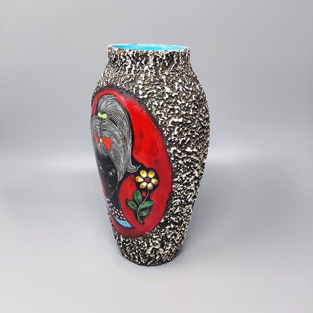 Mid-Century Modern Lava Vase by Melior, Italy, 1960s For Sale - Image 3 of 10