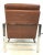 Metal Mid-Century Modern Style Classic Leather and Chrome Lounge Chair For Sale - Image 7 of 9