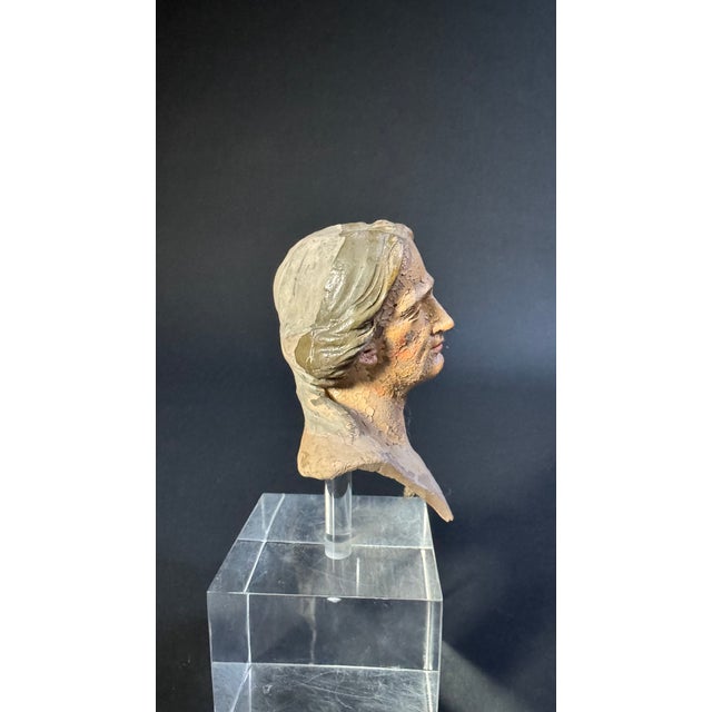 Head of a Neapolitan Nativity Scene Puppet, Late 18th Century For Sale - Image 9 of 13