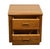 Late 20th Century Late 20th Century Kincaid Furniture Ventura Oaks Collection Early American Contemporary 24" Two Drawer Nightstand For Sale - Image 5 of 13