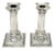 Sterling Corinthian Column Candlesticks Sheffield, 1899, Martin, Hall & Co. - A Pair For Sale