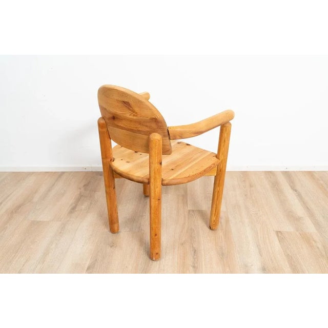 1970s Wooden Dining Chair with Armrests by Rainer Daumiller, 1970s For Sale - Image 5 of 7