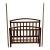 Antique Full Size Northwestern MFG Co Arts & Crafts Mission Tiger Oak Bed For Sale