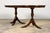 Mid-Century English Georgian Style Mahogany Double Pedestal Extendable Dining Table For Sale - Image 15 of 17