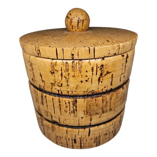 Alfred Dunhill of London Cork Cigar Humidor For Sale
