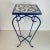 1980s Vintage Outdoor Garden Mosaic Tile Drinks Table, Newly Painted For Sale - Image 9 of 9