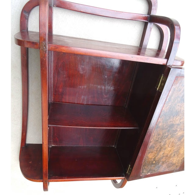1900 - 1909 Vienna Secession No. 11552 Wall Cabinet by Michael Thonet for Gebrüder Thonet, 1910s For Sale - Image 5 of 10
