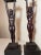 Figurative Pair of Antique Carved Newcombe Wood Nude Lady Man Sculpture Candlestick Statue For Sale - Image 3 of 16