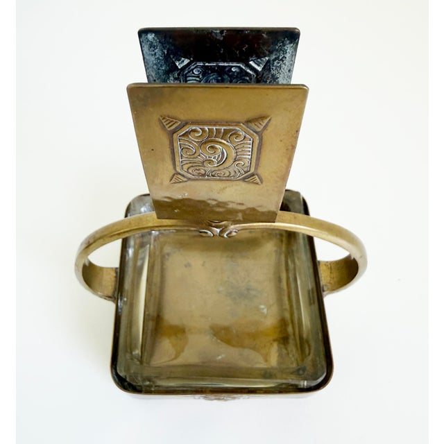 Metal 1920s WMF German Cigar Cigarette Smoking Set For Sale - Image 7 of 17