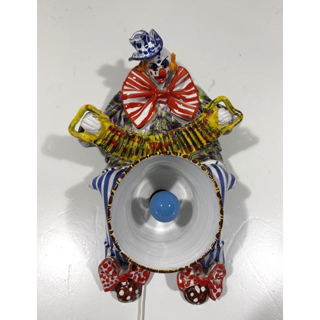Italian Ceramic Clown Wall Lamp, 1950s For Sale - Image 15 of 18