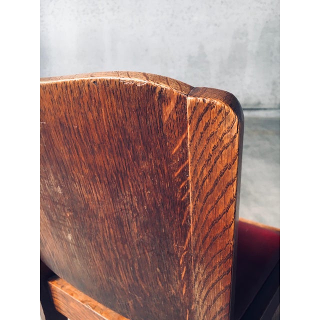 Art Deco Dining Chair Set, Belgium, 1920s, Set of 4 For Sale - Image 16 of 18