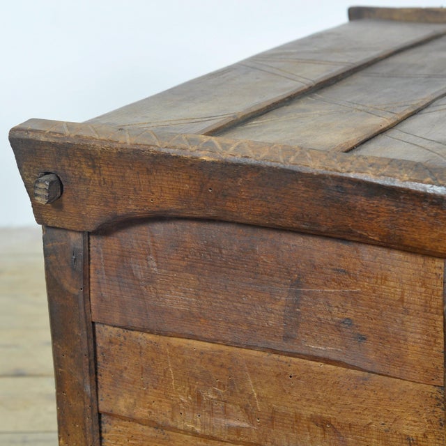 Folk Art Romanian Shepherds Chest, 1900 For Sale - Image 10 of 13