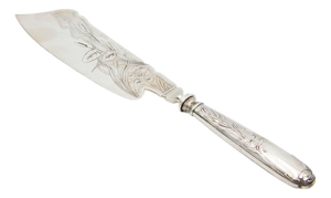 Silver Fish Knife with Reliefs