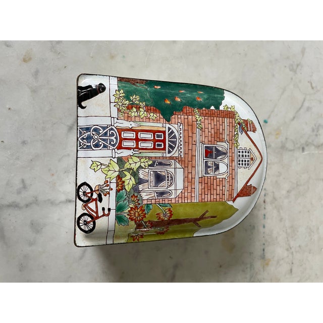 Vintage Enamel Chinese Box For Sale - Image 4 of 5