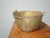 1980s Large Vintage Brass Pot W Handle For Sale - Image 5 of 12