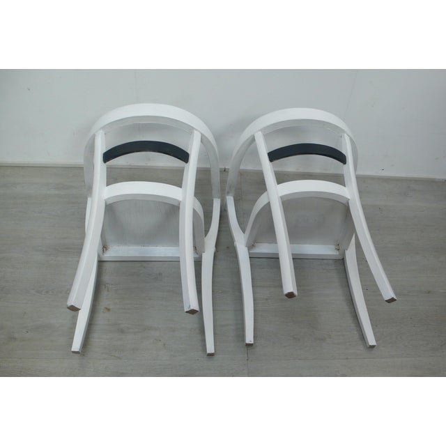 Bauhaus German Armchairs in White-Grey in the style Gropius, 1920s, Set of 2 For Sale - Image 6 of 7