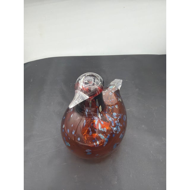 Oiva Toikka Finnish Glass Handmade Bird by Toikka For Sale - Image 4 of 6