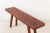 Brown Sweden Folk Art Bench For Sale - Image 8 of 10