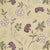Sample - Schumacher Sheridan Linen Embroidery Fabric in Mulberry For Sale